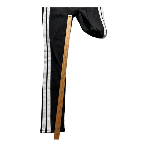 rag & bone Size 26 Mito High Rise Stretch Side Stripe Black Ankle Skinn… - Picture 11 of 15